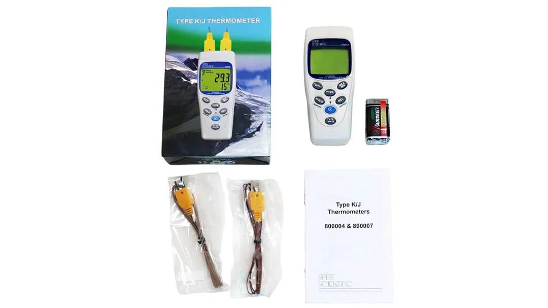 2-Channel Electronic Temperature Meter 800007 - Sper Scientific - Image 4 | Le Quoc Equipment