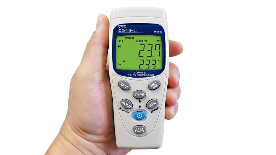 2-Channel Electronic Temperature Meter 800007 - Sper Scientific - Image 2 | Le Quoc Equipment
