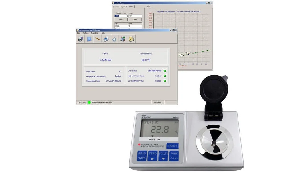 Programmable Refractometer 300037 - Sper Scientific - Image 3 | Le Quoc Equipment