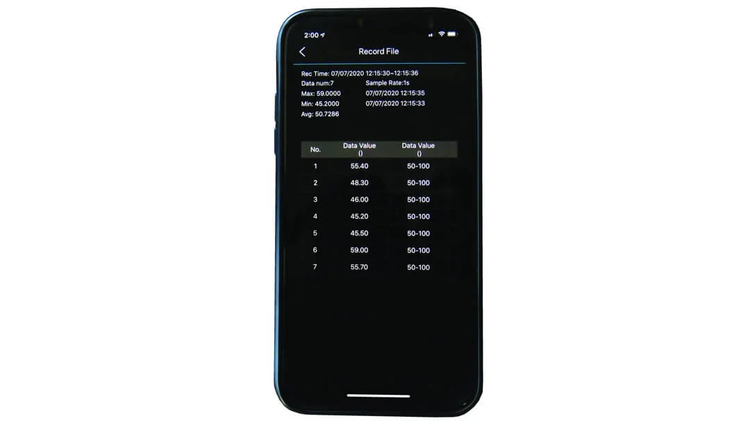 Bluetooth Temperature and Humidity Meter Datalog 800019 - Sper Scientific - Image 4 | Le Quoc Equipment