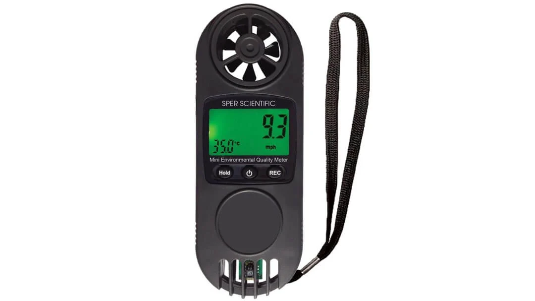 Wind Speed, Temperature, and Humidity Meter 850025 - Sper Scientific