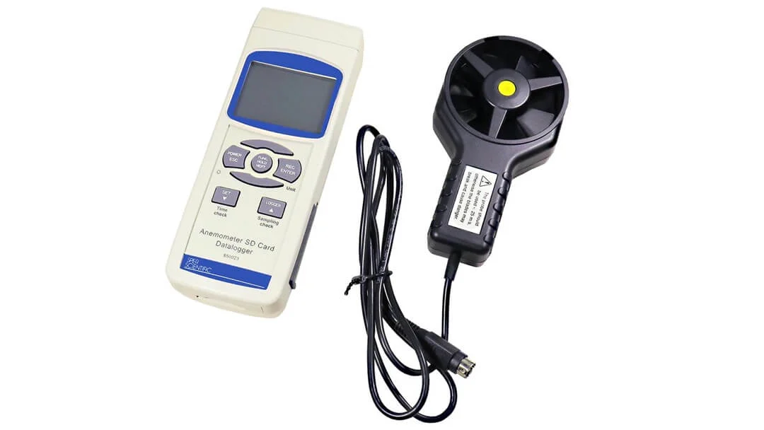 Máy đo gió và nhiệt độ datalog 850023 - Sper Scientific - Cảm biến quạt.