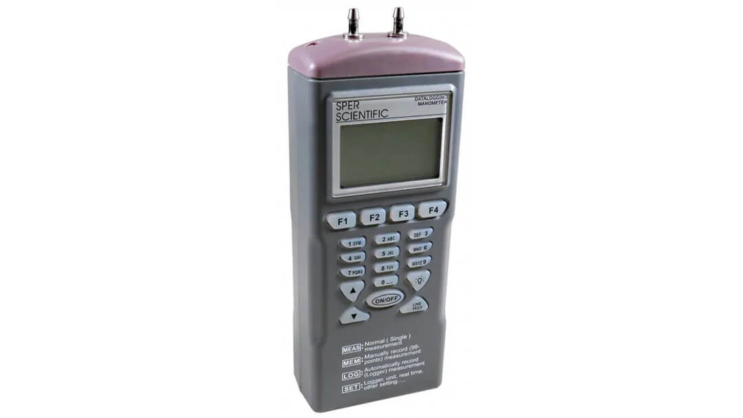 Differential Pressure Meter, Datalog, Handheld - 840086 - Sper Scientific - Image 2 | Le Quoc Equipment