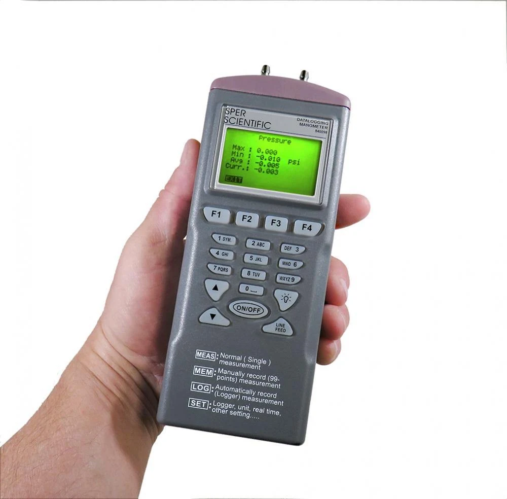 Thông số kỹ thuật Datalogging Manometers 840099
