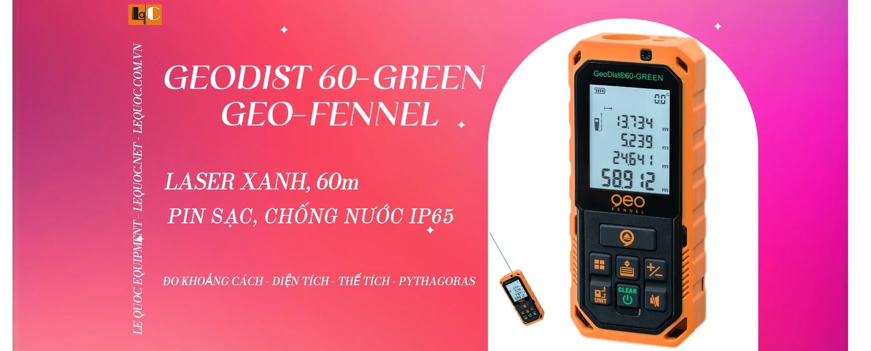 Máy Đo Khoảng Cách Laser Tia Xanh 60m: Giải Pháp Tối Ưu Cho Công Việc Đo Lường Chính Xác