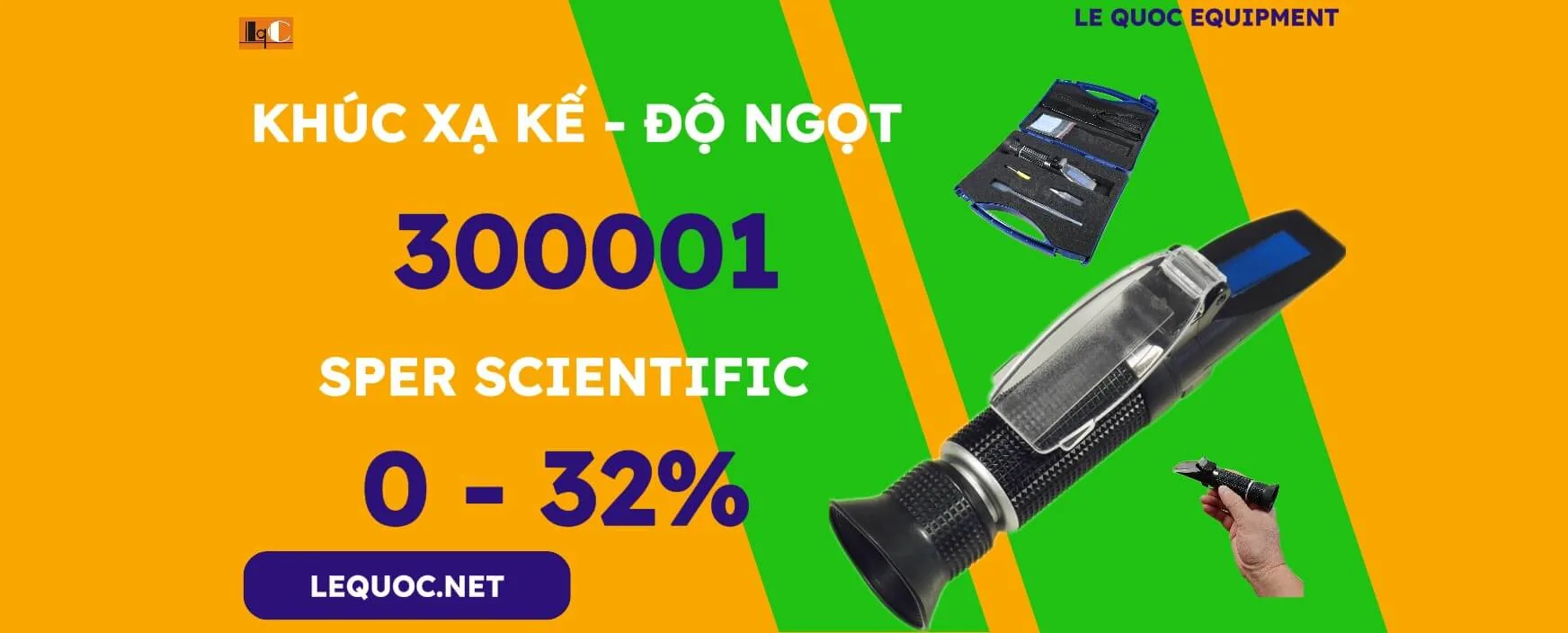 Khúc xạ kế độ ngọt 300001 Sper Scientific: Giải pháp hoàn hảo cho ngành thực phẩm và đồ uống.