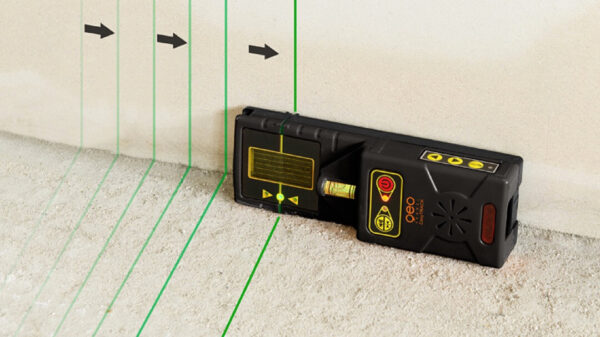 Đế xoay máy cân bằng laser tự động EasyTrack Plus Geo-Fennel - Bộ thu tia laser receiver.