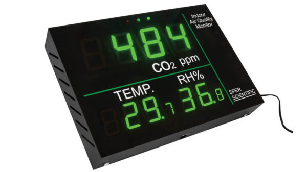 Đồng hồ đo CO2, nhiệt độ, độ ẩm không khí 800051 Sper Scientific