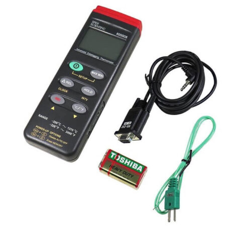 Đồng hồ đo nhiệt độ Datalog 800008 Sper Scientific bộ máy