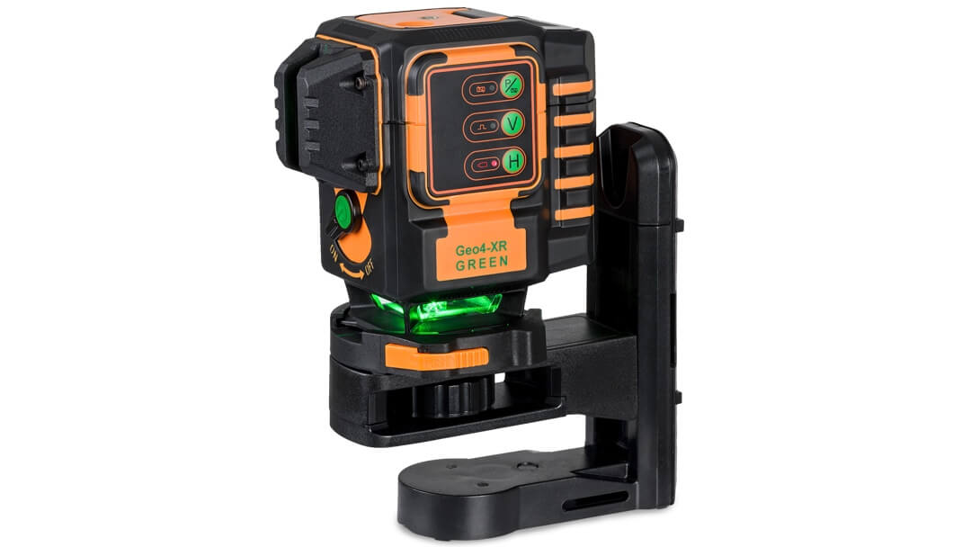 Máy laze tia xanh GEO4-XR Green - Geo-Fennel - Đế đa năng.