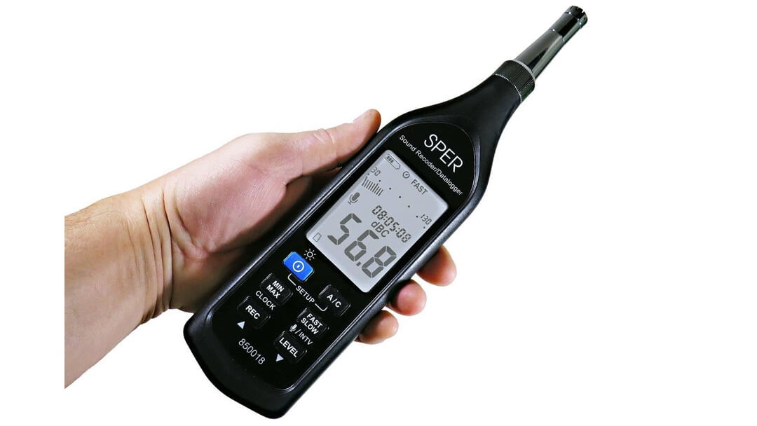 Máy đo độ ồn âm thanh datalog 850018 - Sper Scientific - Cầm tay.