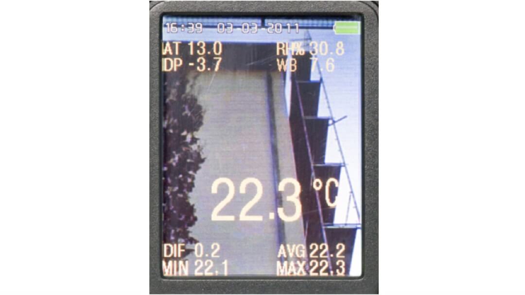 Màn hình IR CAM - Camera đo nhiệt độ FIRT 1000 Datavision - Geo-Fennel.