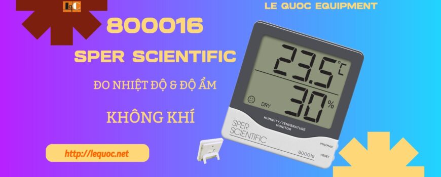 Nhiệt kế đo nhiệt độ phòng 800016 - Sper Scientific.