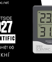 Đồng hồ đo nhiệt độ và độ ẩm không khí 800027 - Sper Scientific.